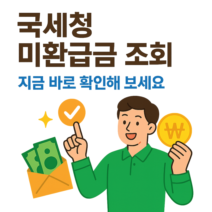  국세청 미환급금 조회 지금 바로 확인해 보세요