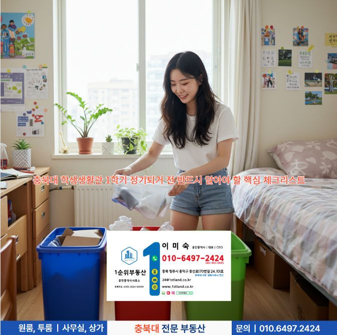  충북대 학생생활관 1학기 정기퇴거 전 반드시 알아야 할 핵심 체크리스트