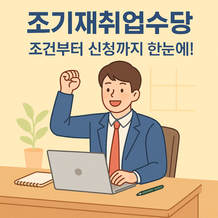 실업급여 외에 받을 수 있는 조기재취업수당, 조건 총정리