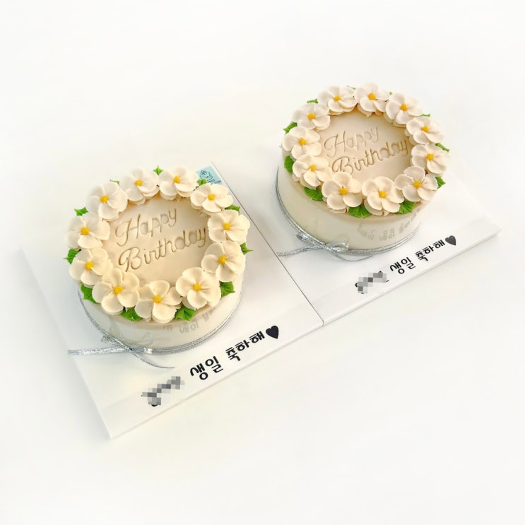 [일산 쌀 케이크/떡 케이크] 앙금 플라워 떡 케이크🌼 (애플 블라썸) : 일산 대화동 하우케이크