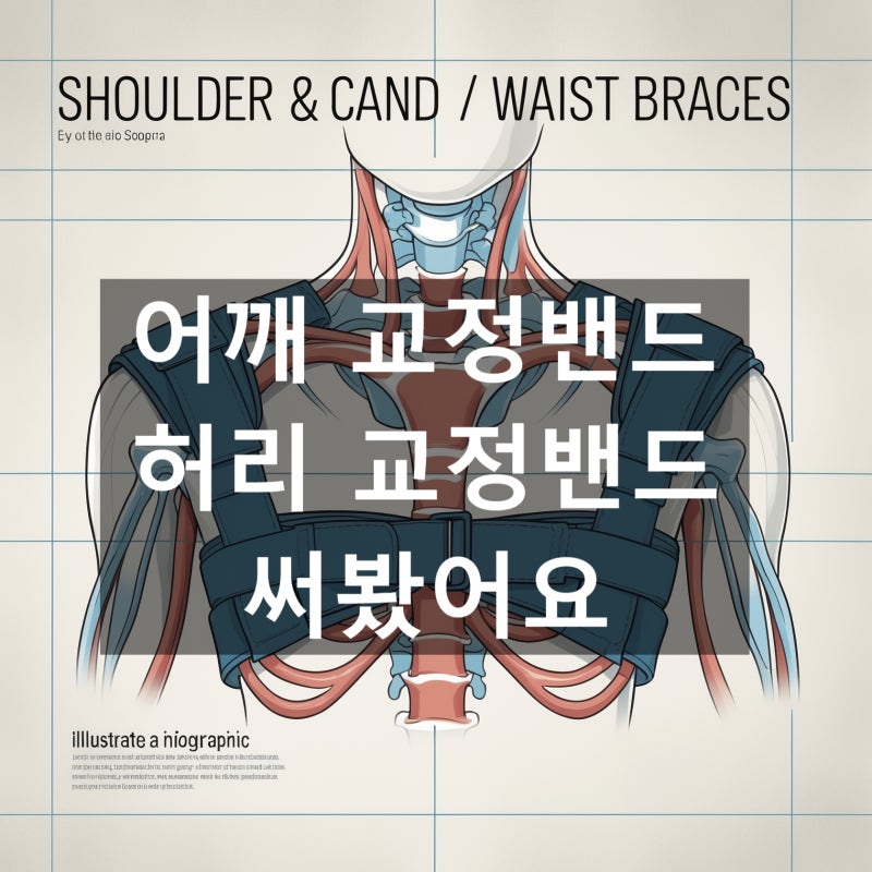 어깨 교정밴드, 허리 교정밴드 써봤어요 – 효과와 착용법 A to Z