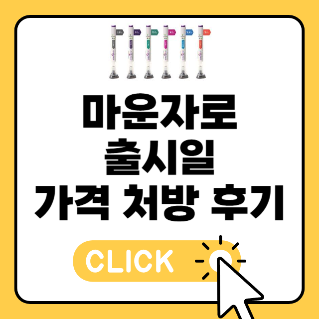  마운자로 출시일 가격 관련주