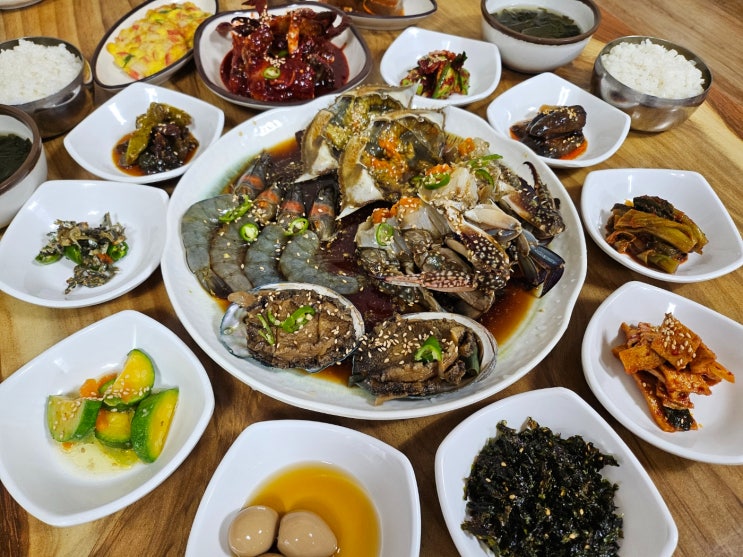  인천 간장게장 맛집 주안 황금게장 시민공원역 백반