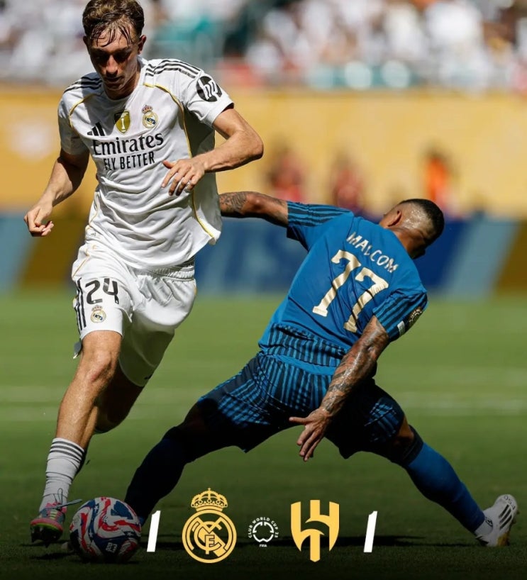 [<b>레알</b> 마드리드 CF] 2025 FIFA... 1차전 <b>알힐랄</b> SFC전... 