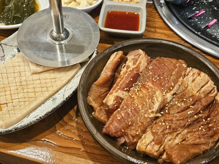 동래 회식 하기좋은 고기집 홍고집 돼지갈비 맛집