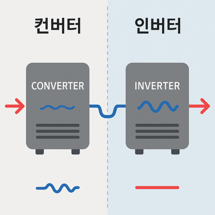  인버터 컨버터 차이 뜻 원리 기능 역할 종류