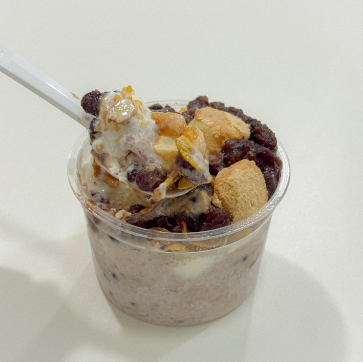  메가커피 직원이 추천한 진짜 빙수 맛집? 이디야 컵빙수 포장 후기