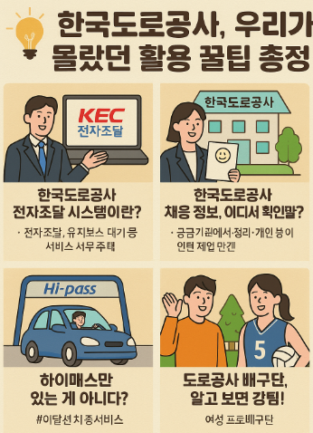 한국도로공사, 우리가 몰랐던 활용 꿀팁 총정리!