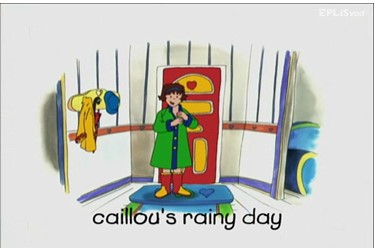  까이유로 영어공부 하기 | Caillou's rainy day