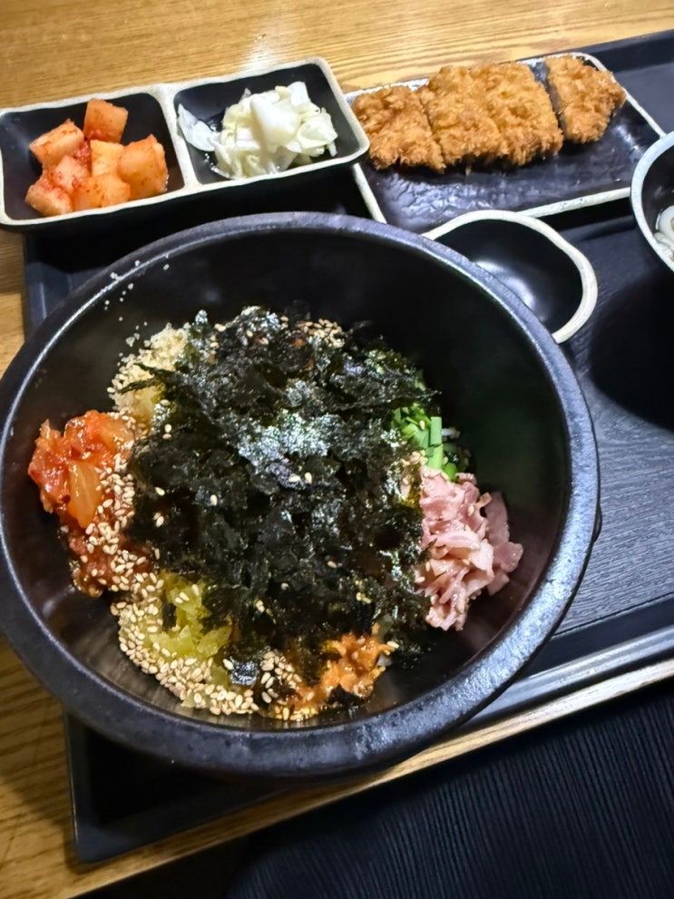  [The정 돈까스] 여의도 더정 돈까스 가성비 점심 샛강역 돈까스 맛집 알밥 돈까스 세트 후기