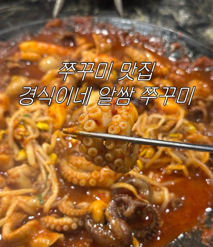  [쭈꾸미 맛집 : 경식이네 알쌈 쭈꾸미]쭈꾸미 노래부르다가...드디어 영접