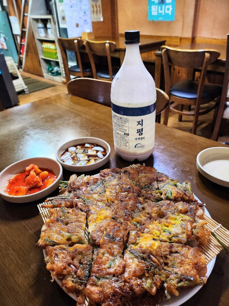  철산 노포 맛집 광명할머니빈대떡 장마철 메뉴 추천 존맛임