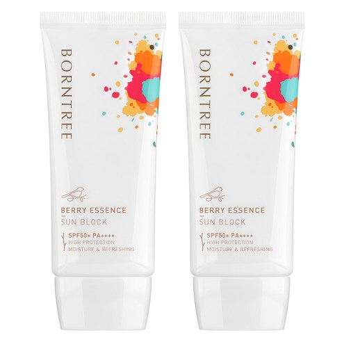  운동·물놀이·야외활동 필수템! 본트리 베리 에센스 선블럭 SPF50+ PA++++ 50ml 2개 – 여름철 강력 자외선 차단, 가성비 좋은 선크림 추천
