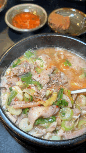  강남 맛집 농민백암순대 본점 웨이팅 주차 포장