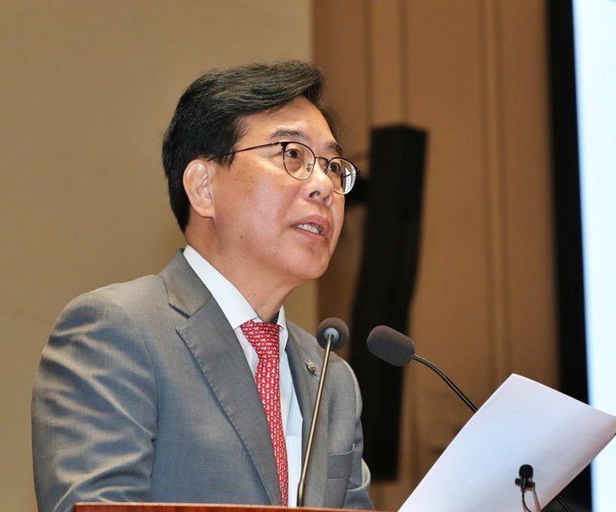 <b>송언석 원내대표</b>, 김민석 총리 후보 지명 철회 촉구 “