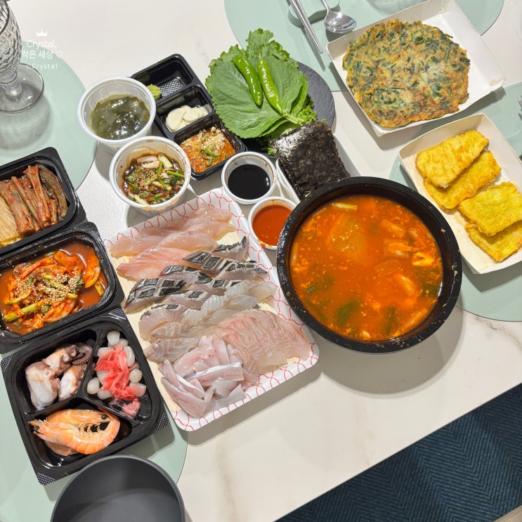 돌산횟집 어풍선어횟집 포장 후 집에서 신선하게 먹기