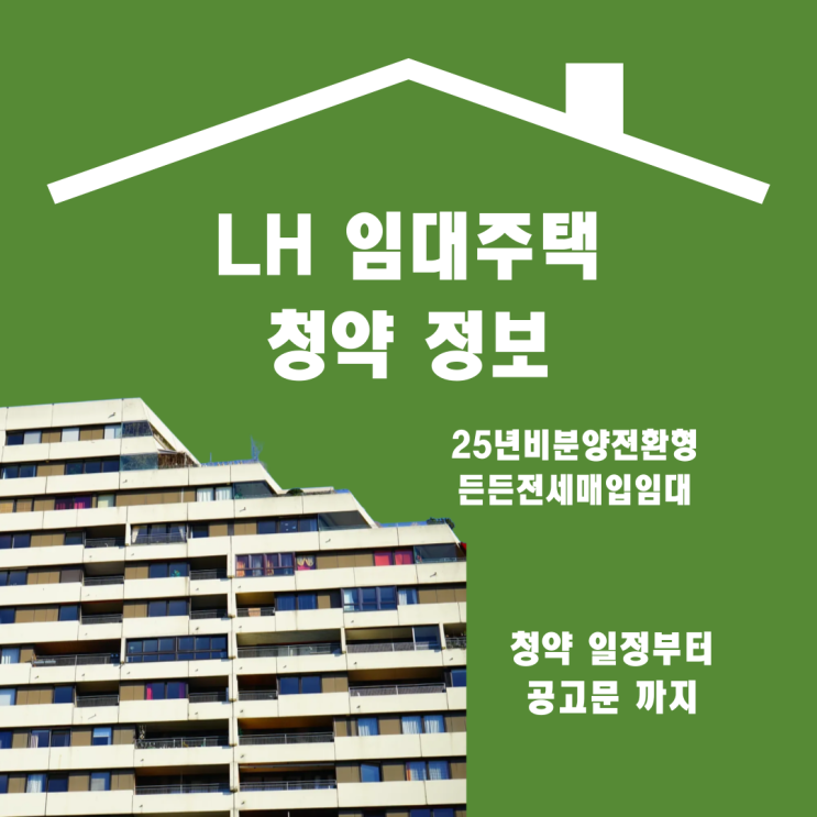[2025 든든전세주택 비분양전환형 청약 완벽 가이드]