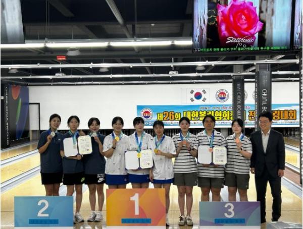 부평구 여자볼링선수단, 제26회 대한볼링협회장배 전국볼링대회 3인조 동메달 획득
