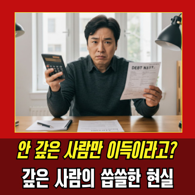  연체자빚탕감 1억? 성실 상환자는 역차별...