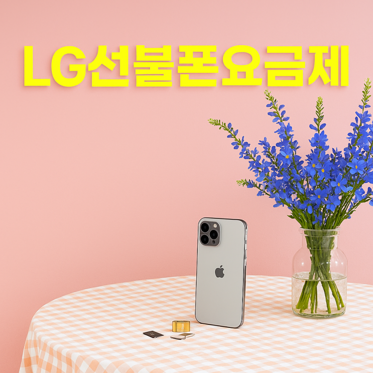  LG선불폰요금제 무제한, 가성비 BEST3