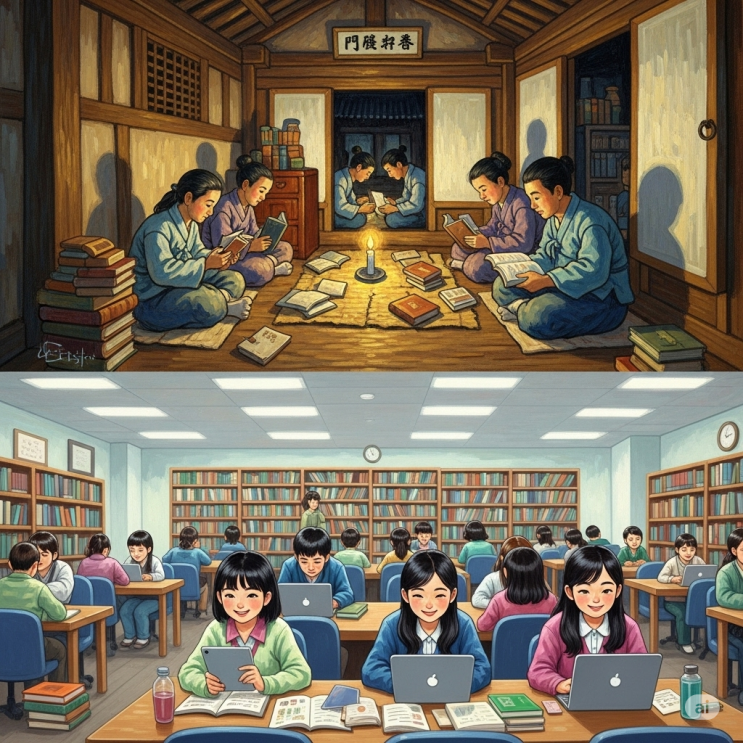  한자 한문 공부의 첫걸음 삼자경－삼자경 67. 피포편(披蒲編), 손죽간(削竹簡)。피무서(彼無書), 차상면(且知勉)。