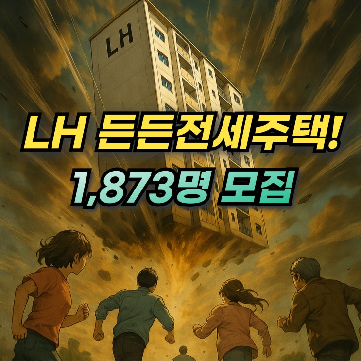  LH 든든전세 1,873채 쏟아진다! 서울 경기 인천 다양하게 나옴