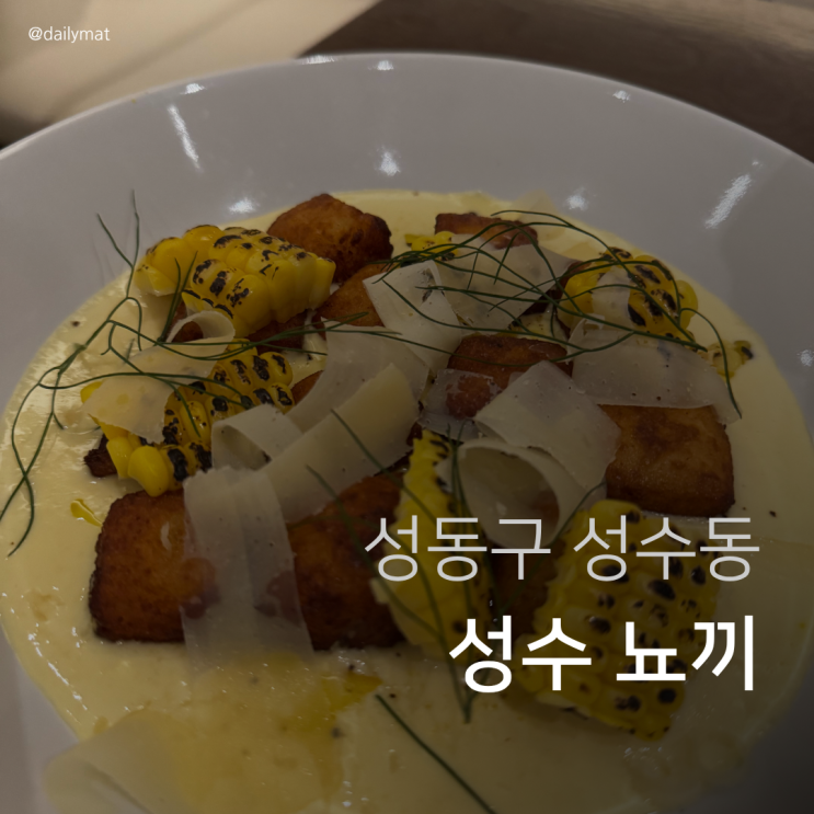  [성수 양식 세디치 - 성수 파스타 & 뇨끼