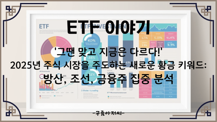  '그땐 맞고 지금은 다르다!' 2025년 주식 시장을 주도하는 새로운 황금 키워드: 방산, 조선, 금융주 집중 분석