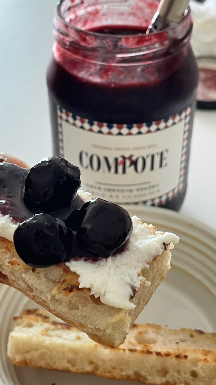  세계수의 풍작 블루베리콩포트 | 수제잼 전남친 토스트