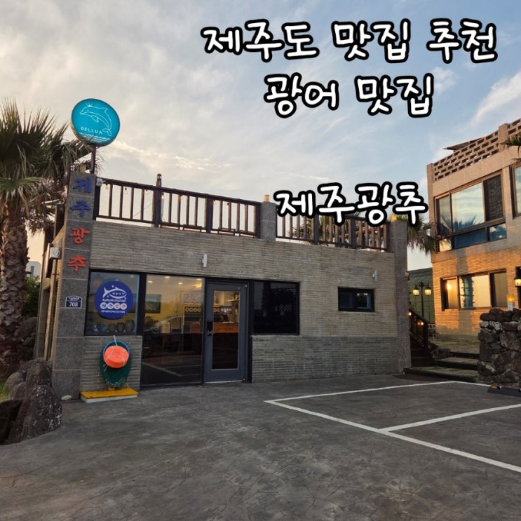  [제주일기] 제주 횟집 추천 서귀포 횟집 <제주광추> 내돈 내산 대광어 회 후기