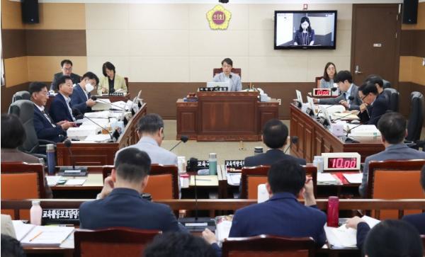 인천시의회 교육위, 2024회계연도 결산심사 및 주요예산사업 보고 마무리