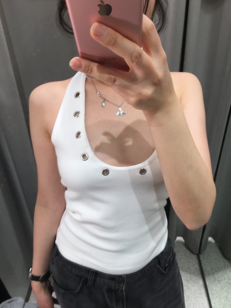 ZARA 자라 홀터넥 나시, 드레이프 미디 원피스 착용 후기