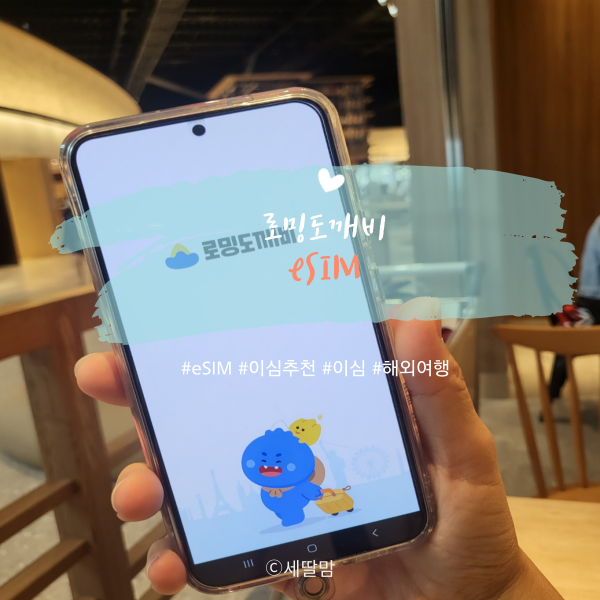  해외여행 필수품 이심 추천 로밍도깨비 이심(eSIM)으로 데이터 걱정 없어요^^