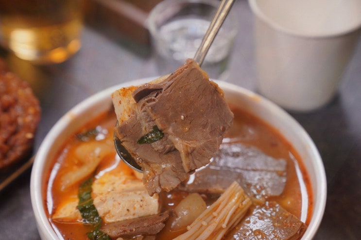  지친 하루, 목육탕에서 즐기는 깊고 진한 맛의 안산중앙역술집 전골