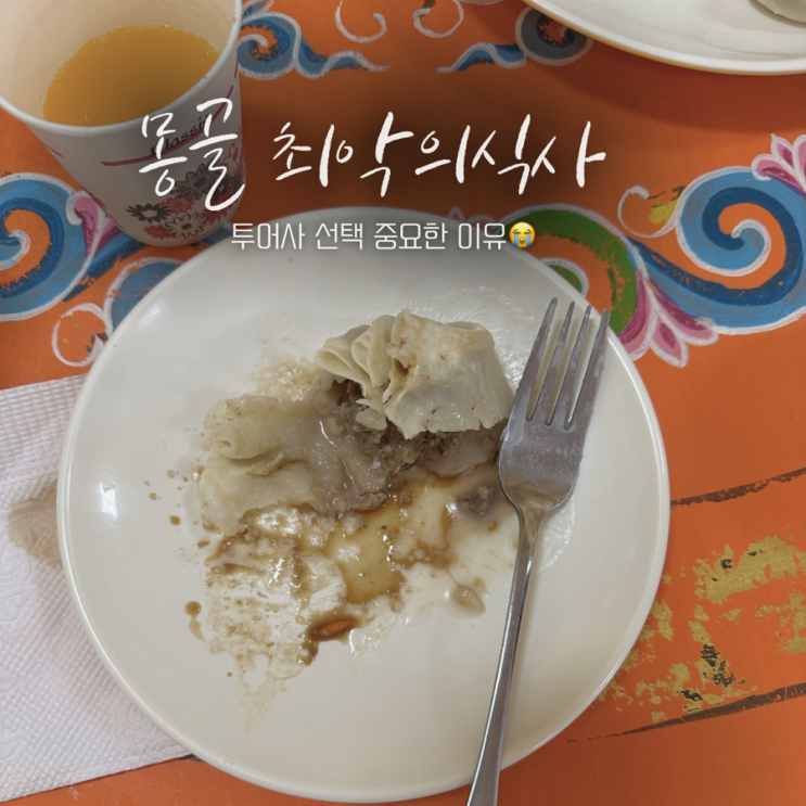  [몽골여행] 투어사 선택 중요한 이유