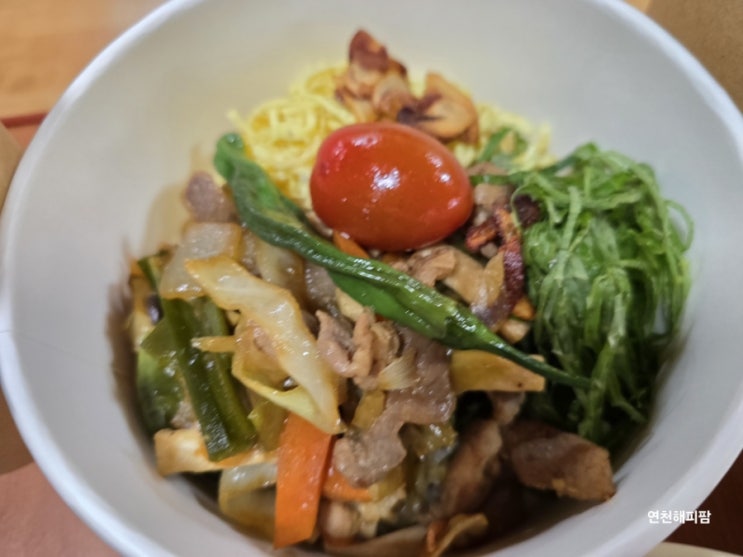 컵밥 만들기 연천호랑이배꼽마을 마을공동체 호배봉