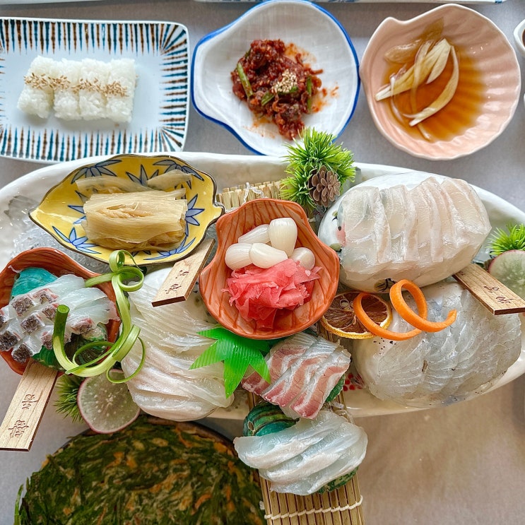  광안리 횟집 광안다찌 오션뷰와 함께 즐기는 해산물 한상