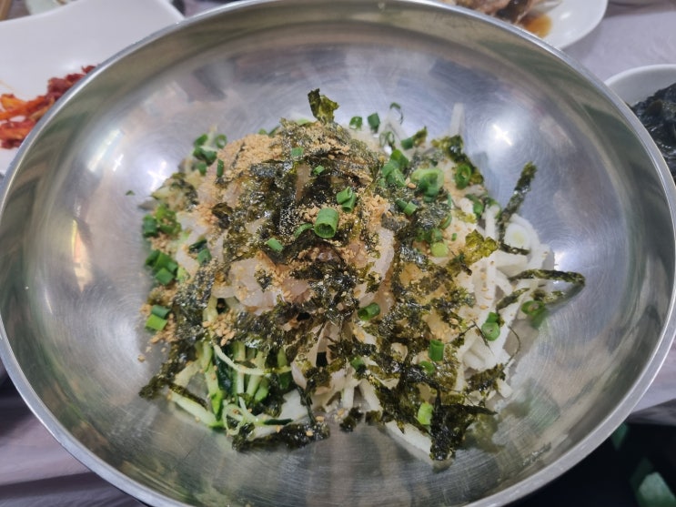  [포항] 발전소 관리이사님과 마지막 식사 '참가자미포차'