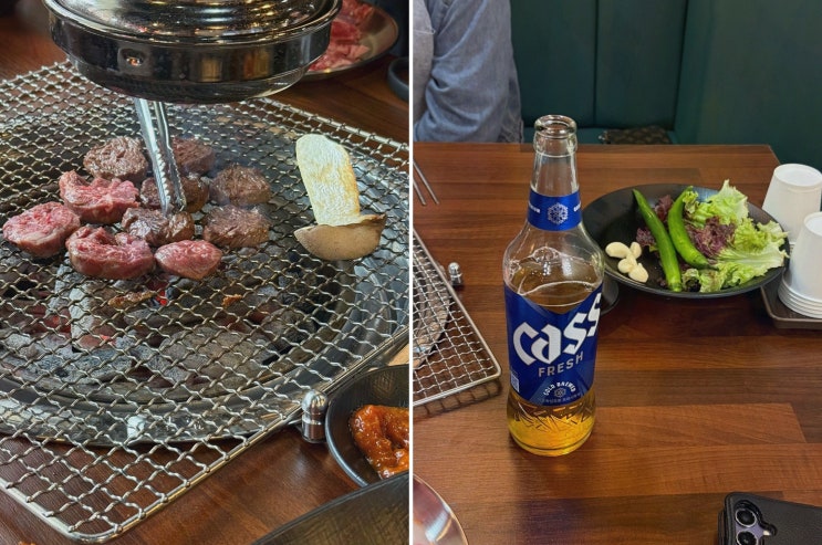  참숯으로 구운 최상급 고기를 맛볼 수 있는 김포장기동소고기 화로당