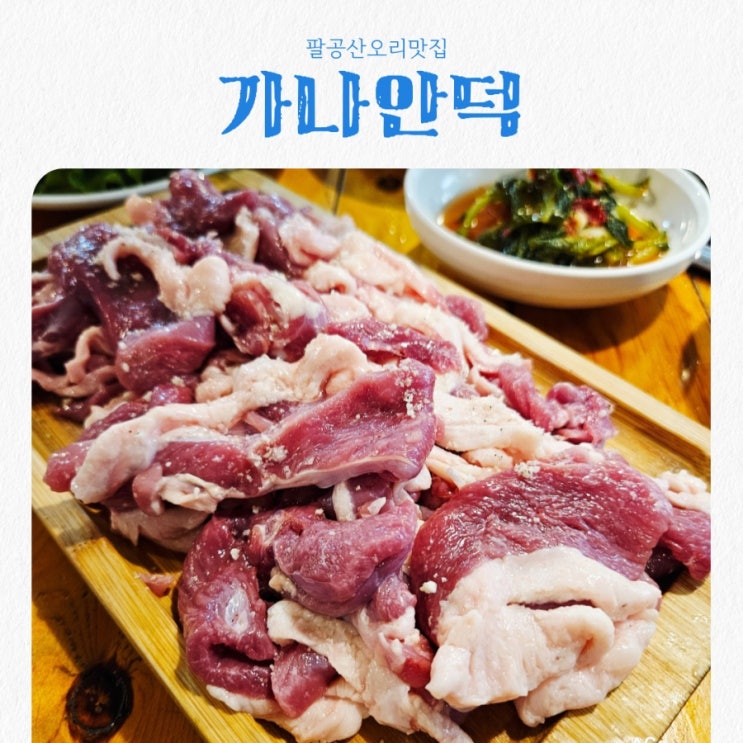  팔공산오리맛집 가나안덕 대구칠곡점 feat 오리고기 JMT