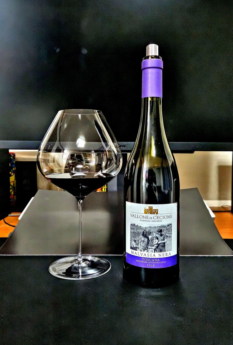  [레드] 발로네 디 체치오네 말바지아 네라 2018 Vallone di Cecione Malvasia Nera 2018 이탈리아 토스카나 레드 와인 리뷰