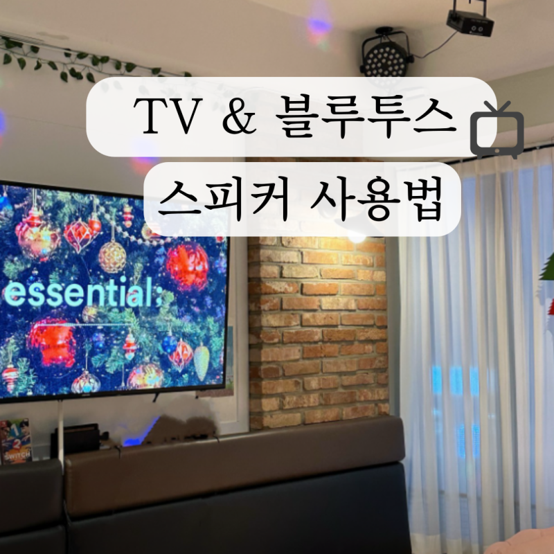 TV & 블루투스 스피커 사용법