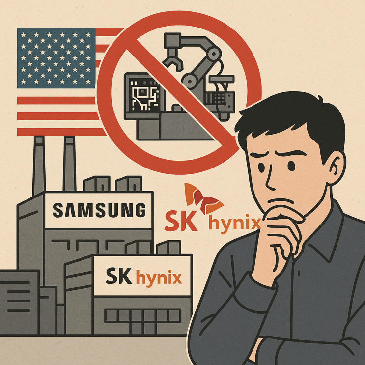 미국 VEU 제도 폐지 가능성  - <b>삼성</b>·SK 中<b>공장 반도체 장비</b>... 