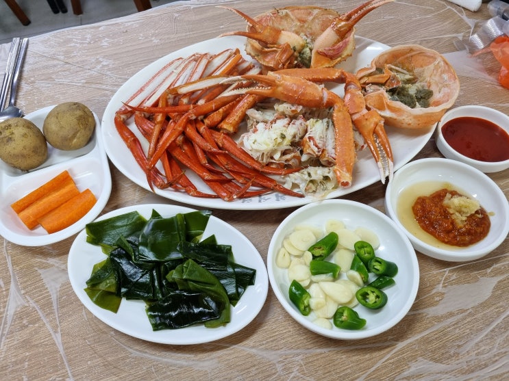  죽도시장 대게맛집 한신수산 가성비 끝내주게 즐기는 법