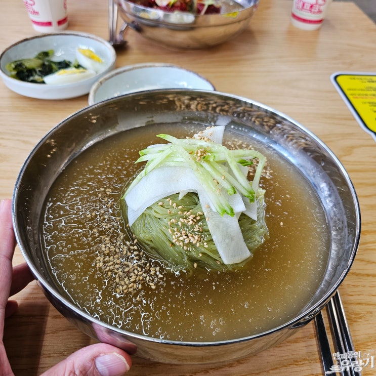  경기광주 냉면 깔끔한 육수 탄벌동 청기와 냉면