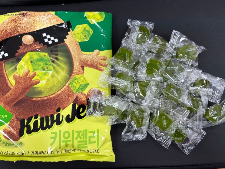  사무실 젤리 간식 추천<노브랜드 키위젤리> 정보 및 후기