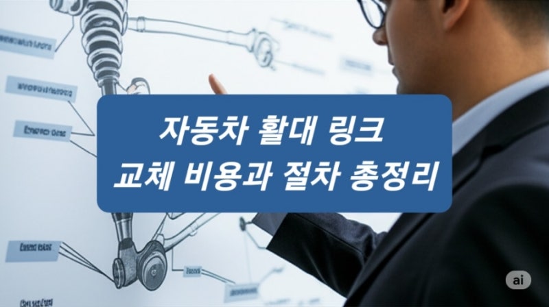 자동차 활대 링크 교체 비용과 절차 총정리