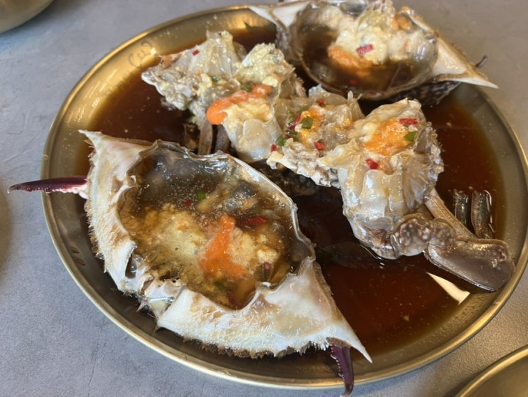  오사카 오렌지스트릿 한식당 신사꽃게당 간장게장 양념게장 맛집 추천