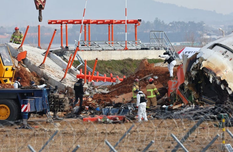 무안공항 <b>제주 항공 여객기 참사</b> 관련 총 24명 형사 입건