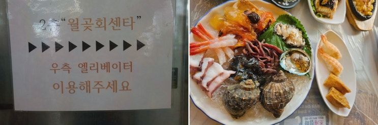  월곶수산마켓, 맛있는 소문으로 유명한 월곶횟집